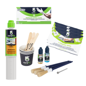 Houtrot startset met houtrotvrees en cleaning wipes