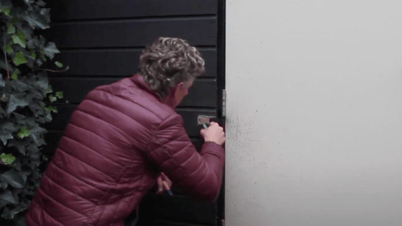 Houtvezels verwijderen